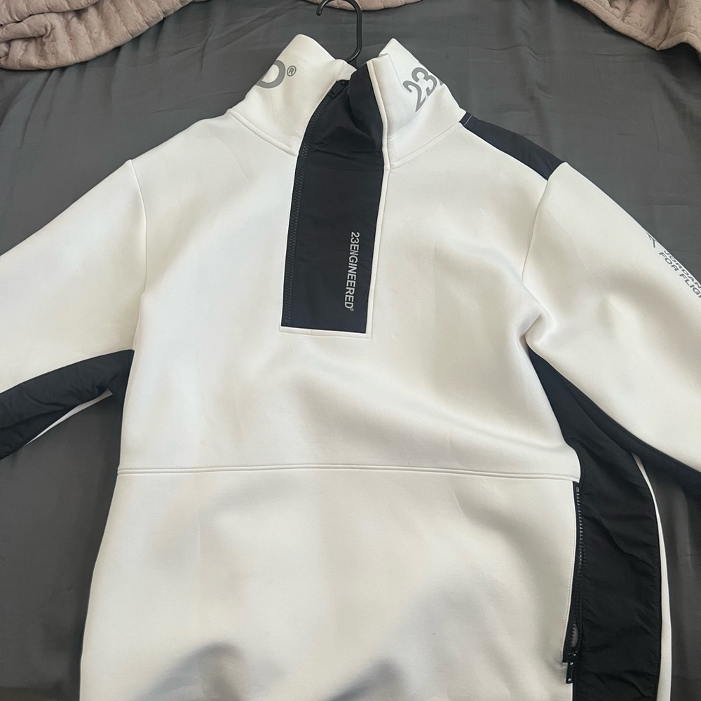 Jordan White and Gray Pullover